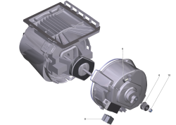 KÄRCHER Professional Ersatzteile Sauger CV 30/1 EU 1.023-121.0 Motorgehaeuse kpl.