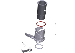KÄRCHER Professional Ersatzteile Sauger CV 30/1 EU 1.023-121.0 Abdeckung Elektrik kpl.
