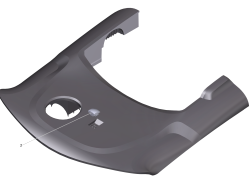 KÄRCHER Professional Ersatzteile Sauger CV 48/2 Adv EU 1.057-329.0 Gehaeuse Oberteil kpl.