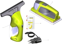 KÄRCHER Ersatzteile Fensterreiniger WV 1 + KV 4 *EU 1.633-180.0 WV 1 + KV 4 *EU