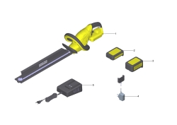 KÄRCHER Ersatzteile Heckenschere HGE 18-50 Battery Set *EU 1.444-241.0 HGE 18-50 Battery Set *EU