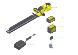 KÄRCHER Ersatzteile Heckenschere HGE 36-60 Battery Set *EU 1.444-251.0 HGE 36-60 Battery Set *EU