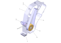 KÄRCHER Professional Ersatzteile Bodenreiniger BR 120/250 R I Bp Pack 1.480-324.0 Halteplatte Antrieb kpl.