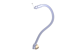 KÄRCHER Professional Ersatzteile Hochdruckreiniger Kaltwasser ABS Schlauchtrommel TR 2.110-010.0 Schlauchleitung TR DN8 31,5MPa 0,70m