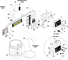 KÄRCHER Professional Ersatzteile Hochdruckreiniger Heisswasser HDS 5.6/35 PE CAGE 1.575-606.0 CONTROL PANEL