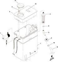 KÄRCHER Professional Ersatzteile Hochdruckreiniger Heisswasser HDS 5.0/30 Ec ST NG 440V 3ph 1.109-743.0 Float Tank