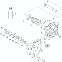 KÄRCHER Professional Ersatzteile Hochdruckreiniger Heisswasser HDS 5.0/30 Eb ST NG 220V 3ph 1.109-742.0 PISTON & SEALS HDS 4.5/22, HDS 3.5/30