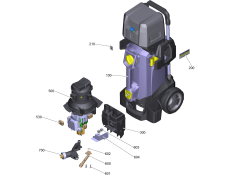 KÄRCHER Professional Ersatzteile Hochdruckreiniger Kaltwasser HD 4/11 C Bp Pack EU 1.520-925.0 Einheit HD 4/11 C Bp *EU