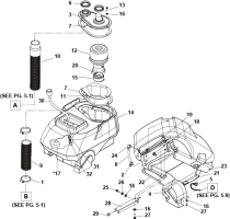 KÄRCHER Professional Ersatzteile Bodenreiniger NLA BRC 46/38 C (115V) 1.008-054.0 SOLUTION TANK ASSEMBLY