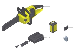KÄRCHER Ersatzteile Kettensäge CNS 18-30 Battery *INT 1.444-001.0 CNS 18-30 Battery *INT