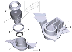 KÄRCHER Professional Ersatzteile Bodenreiniger BD 50/50 C PLUS Bp PACK 9.398-996.0 Turbine