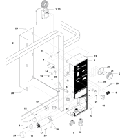 KÄRCHER Professional Ersatzteile Hochdruckreiniger Heisswasser SGP-353037-SUN, SHARK 337CC 1.110-069.0 Control Panel 054.0, 055.0, 056.0, 057.0