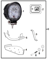 KÄRCHER Professional Ersatzteile Bodenreiniger B 90 R (DISC) MIT SCHNELLER BATTERIEKIT 9.398-360.0 Scheinwerfer