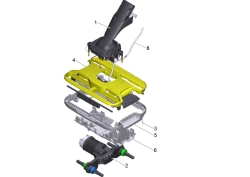 KÄRCHER Ersatzteile Hartflächenreiniger FC 7 Cordless (yellow) *EU 1.055-730.0 Bodenkopf Zusammenbau FC 7