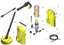 KÄRCHER Ersatzteile Hochdruckreiniger K 2 Universal Edition Home*EU 1.673-006.0-A K 2 Universal Edition Home*EU
