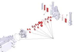 KÄRCHER Ersatzteile Hochdruckreiniger Xpert HD 7140 1.514-117.0-A Pumpenset HD 5/12 C