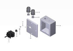 KÄRCHER Professional Ersatzteile Hochdruckreiniger Heisswasser HDS 8/20 De EU 1.210-910.0 Schaltkasten kpl.