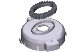 KÄRCHER Professional Ersatzteile Sauger TSS 12 COMPACT EU 1.355-154.0 Gehaeuse Turbine kpl.