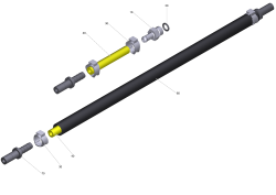 KÄRCHER Professional Ersatzteile Wasserspender WPD 200 Adv. Black  ET-Satz Schlaeuche Silikon WPD