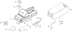 KÄRCHER Professional Ersatzteile Hochdruckreiniger Kaltwasser HD 555 9.398-380.0 Elektro Kiste + Chassi