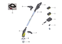 KÄRCHER Ersatzteile Unkrautentferner WRE 18-55 *INT 1.445-244.0 WRE 18-55 *INT