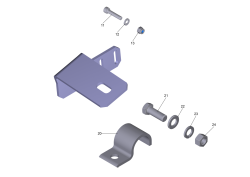 KÄRCHER Professional Ersatzteile Kehrmaschinen KM 105 0 UBS Stuetze Kruemmer KM 105/XXX R G