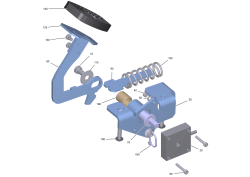 KÄRCHER Professional Ersatzteile Bodenreiniger B 110 R Bc+D75 1.161-404.0 Fahrpedal kpl.