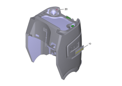 KÄRCHER Professional Ersatzteile Bodenreiniger B 110 R Bc+D75 1.161-404.0 Schmutzwassertank