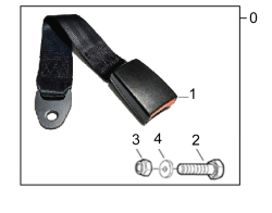 KÄRCHER Professional Ersatzteile Kehrmaschinen KM 150/500 R De Classic  Satz Gurt Sicherheit 9.398-193.0
