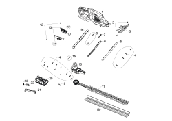 KÄRCHER Ersatzteile Heckenschere HGE 18-45 Battery *INT 1.444-230.0 HGE Battery 18-45 *INT