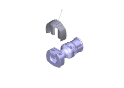 KÄRCHER Ersatzteile Hochdruckreiniger K Mini *EU 1.600-054.0-A HD-Abgang mit Klammer hori.