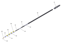 KÄRCHER Professional Ersatzteile Hochdruckreiniger Heisswasser Antrieb Buersten Walze 4.762-584.0 Teleskop Lanze Glasfaser 7 m