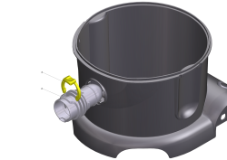 KÄRCHER Professional Ersatzteile Sauger T 10/1 Adv EU 1.527-157.0 Behaelter kpl.