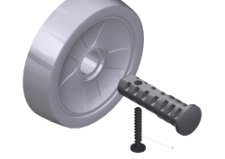 KÄRCHER Professional Ersatzteile Sauger T 10/1 Adv EU 1.527-157.0 Rad kpl. T 7/1