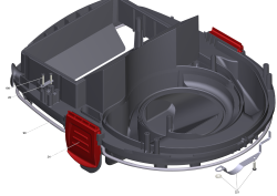 KÄRCHER Professional Ersatzteile Sauger GAS 55 M AFC DK 1.402-305.0 Gehaeuse kpl. M GAS