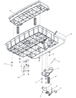 KÄRCHER Professional Ersatzteile Bodenreiniger Chariot iScrub 20-22 Entire Family BOM 0.223-238.0 PEDAL PLATFORM