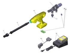 KÄRCHER Ersatzteile Druckreiniger KHB 4-18 Battery Set *EU 1.328-210.0 KHB 4-18 Battery Set *EU
