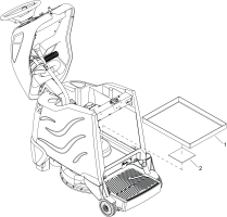 KÄRCHER Professional Ersatzteile Bodenreiniger PROD ASSEMBLY MACHINES 1.008-096.0 GRP, BATTERY TRAY, iGLOSS 20