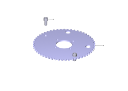KÄRCHER Professional Ersatzteile Kehrmaschinen KM 100/120 R G  Kettenrad kpl. 1.280-171.0