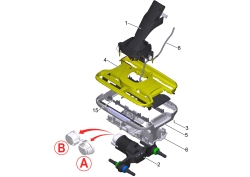 KÄRCHER Ersatzteile Hartflächenreiniger FC 8 Smart Signature Line *EU 1.055-711.0 Bodenkopf kpl. FC 8 HMI
