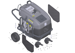 KÄRCHER Professional Ersatzteile Hochdruckreiniger Heisswasser HDS  2.2/12 Ed 1.109-151.0 Zarge STD