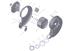 KÄRCHER Professional Ersatzteile Hochdruckreiniger Heisswasser HDS 4.0/20-4 Ec 1.109-159.0 Geblaese