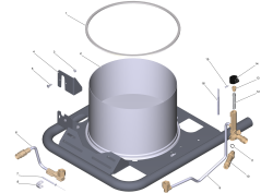 KÄRCHER Professional Ersatzteile Hochdruckreiniger Heisswasser HDS 4.0/20-4 Ec 1.109-159.0 Burner bottom