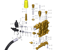 KÄRCHER Professional Ersatzteile Hochdruckreiniger Heisswasser HDS 4.0/20-4 Ec 1.109-159.0 Cylinder head