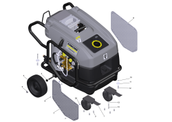 KÄRCHER Professional Ersatzteile Hochdruckreiniger Heisswasser HDS 4.0/20-4 Ec 1.109-159.0 Frame_Premium