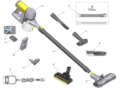 KÄRCHER Ersatzteile Trockensauger VC 4 Cordless myHome 1.198-620.0 VC 4 Cordless myHome