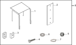 KÄRCHER Professional Ersatzteile Kehrmaschinen KEHRMASCHINE KM 120/250 R LPG  Schutz Cover Set KM 120/250 9.398-369.0