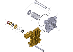 KÄRCHER Professional Ersatzteile Hochdruckreiniger Heisswasser HDS 5.0/30-4 Eh/Eb 1.109-166.0 Kolben Fuehrung EVO 3PH 5GPM