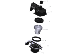 KÄRCHER Professional Ersatzteile Bodenreiniger B 50 W Bp Pack 115Ah+D51 1.533-238.0 Turbine kpl.