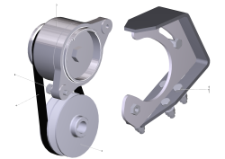KÄRCHER Professional Ersatzteile Kehrmaschinen KM 120/150 R G  ABS Lichtmaschine 1.511-106.0